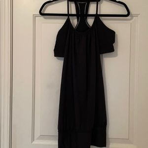 Black lululemon bra and tank